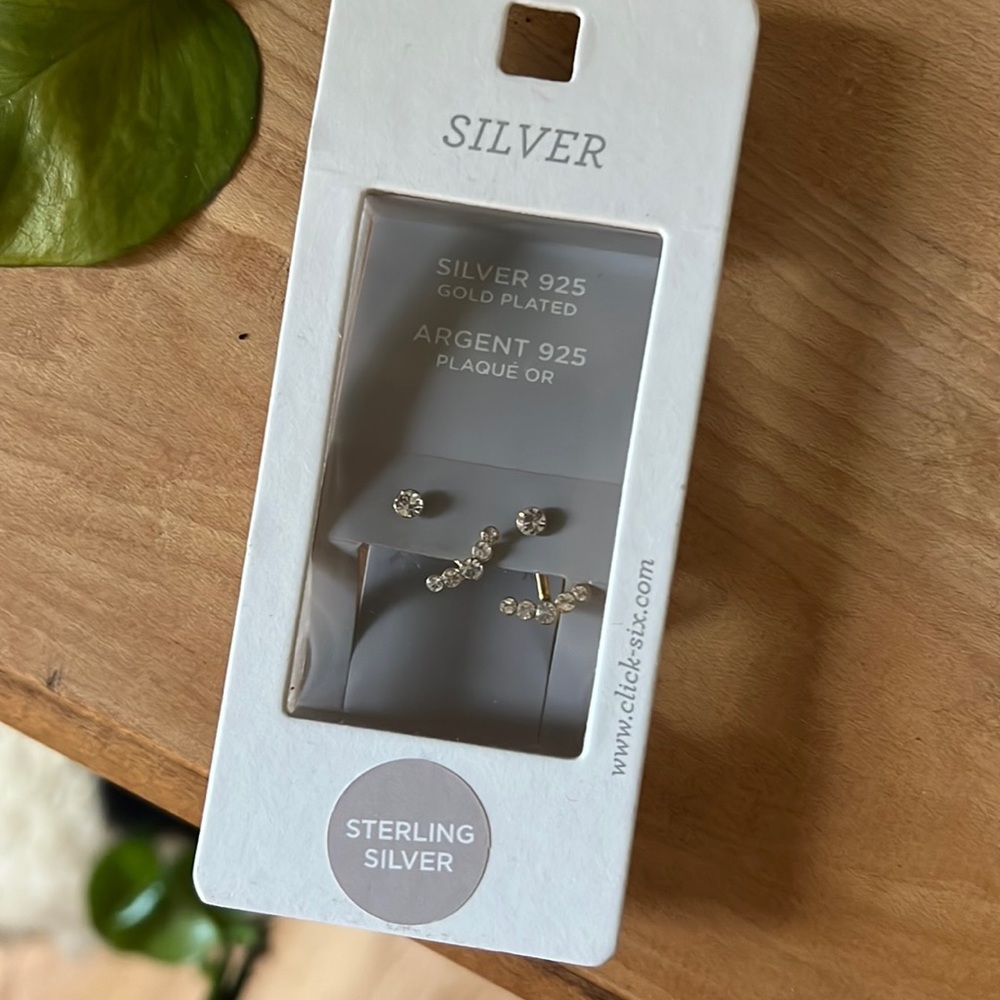 NWT Sterling silver earrings